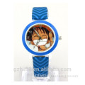 Alibaba China manufacturer cartoon design plastic PU watch for children